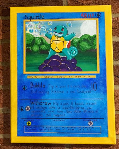 Squirtle Pokemon Card