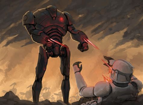 [Fanart] Battle Droids - How I wish they came across as : r/StarWars