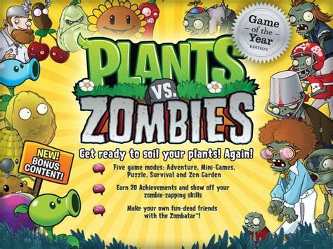 Plants vs Zombies Game Of The Year + Trainer Full Edition