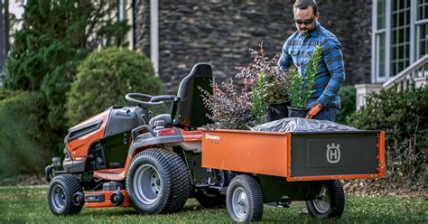 Riding Lawn Mower Attachments | Husqvarna US