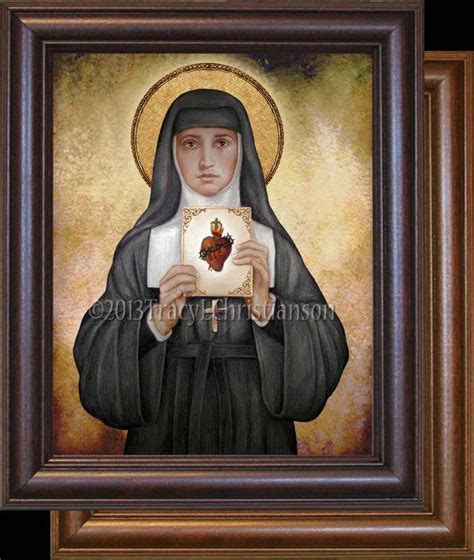 St. Margaret Mary Alacoque Framed - Portraits of Saints