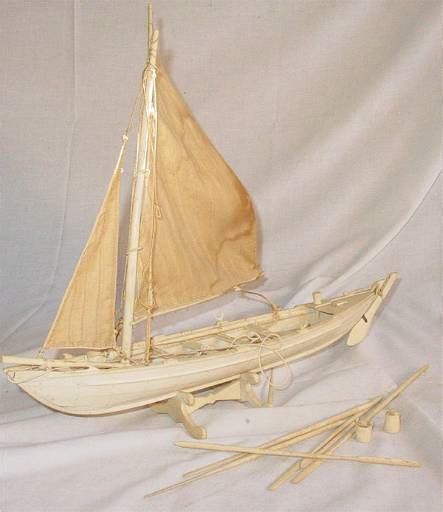 Azorean Bone Whaleboat Model