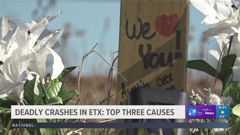 TxDOT data shows causes of fatal crashes in East Texas area | cbs19.tv