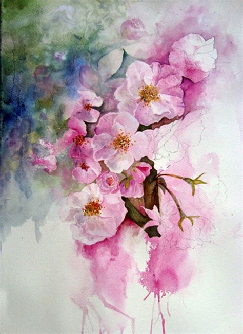 Pin by MKoba on aquarela | Flower painting, Floral watercolor ...