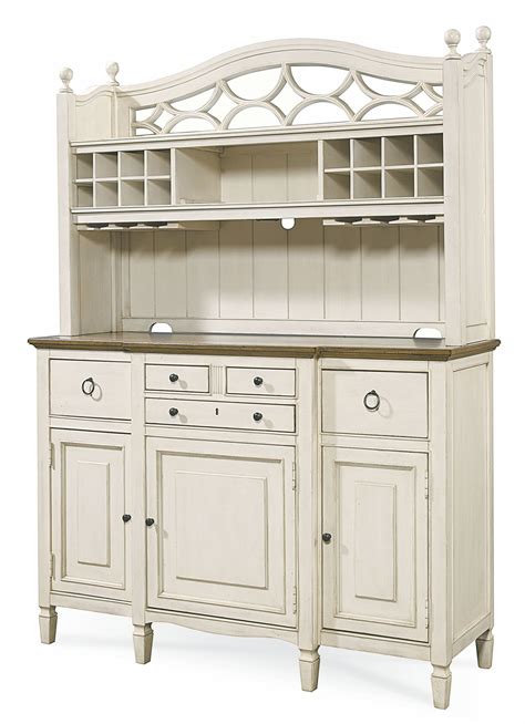 Summer Hill White Buffet & Hutch from Universal (987670C) | Coleman Furniture
