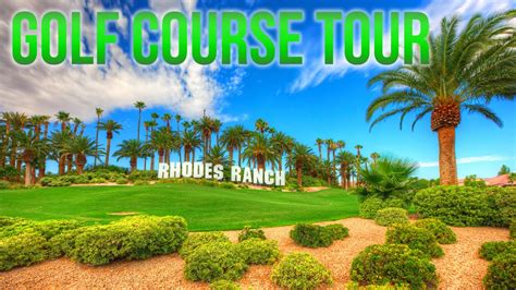 Rhodes Ranch Golf Club - Front 9 Flyover Tour | Las Vegas - YouTube