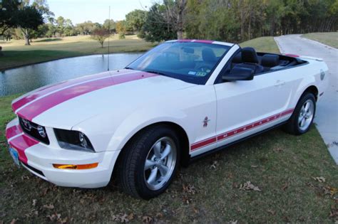 Warriors in Pink Mustang Convertible Special Edition; 1 of 128; Low Miles