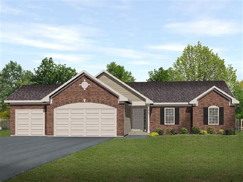 Ranch Living with Three-Car Garage - 22006SL | Architectural Designs - House Plans