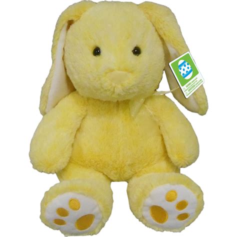 Easter 10.5" Yellow Bunny Stuffed Animal - Walmart.com - Walmart.com