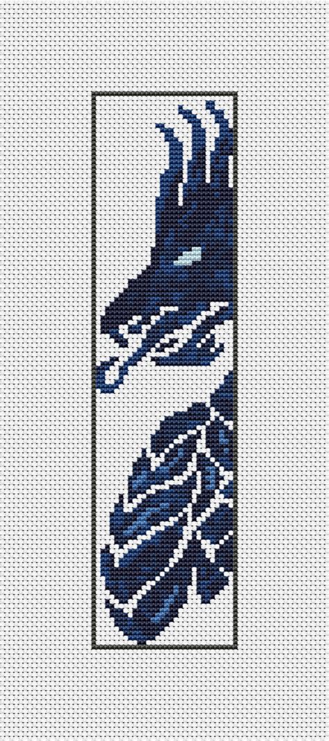 Blue Dragon Bookmark Cross Stitch Pattern New Dad Gift Dungeon - Etsy