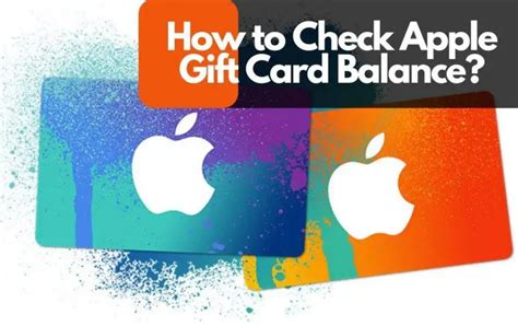 How to Check an Apple Gift Card Balance (2022) - CardGist