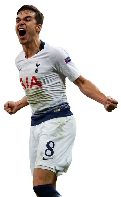 Harry Winks Tottenham Hotspur football render - FootyRenders