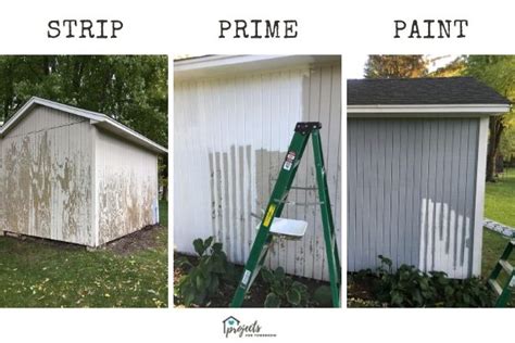 How to Paint a Shed [The Frugal Way] - Projects for Tomorrow