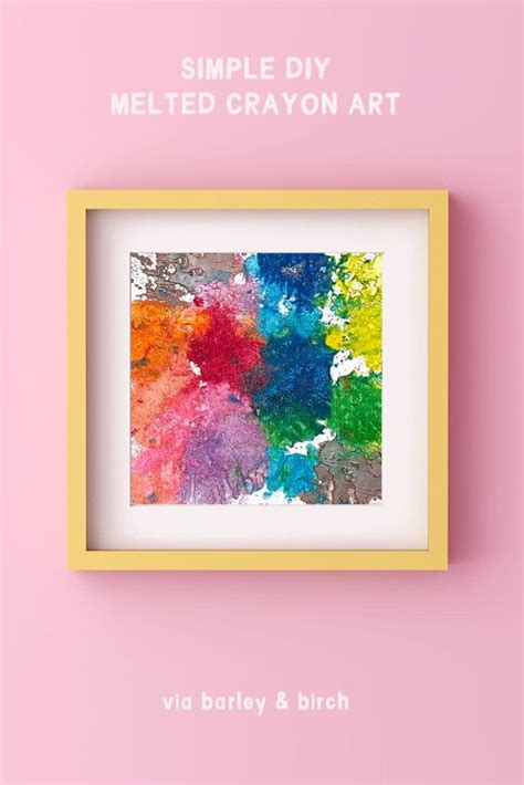 Make DIY Melted Crayon Art for Frame-Worthy Kids Art!