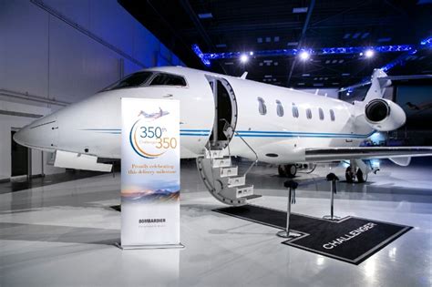 Bombardier Challenger 350 Aircraft Reaches Milestone 350th Delivery | Bombardier