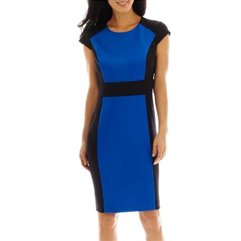 jcpenney - R&K Originals® Cap-Sleeve Paneled Sheath Dress - jcpenney | Dresses, Clothes, Dresses ...