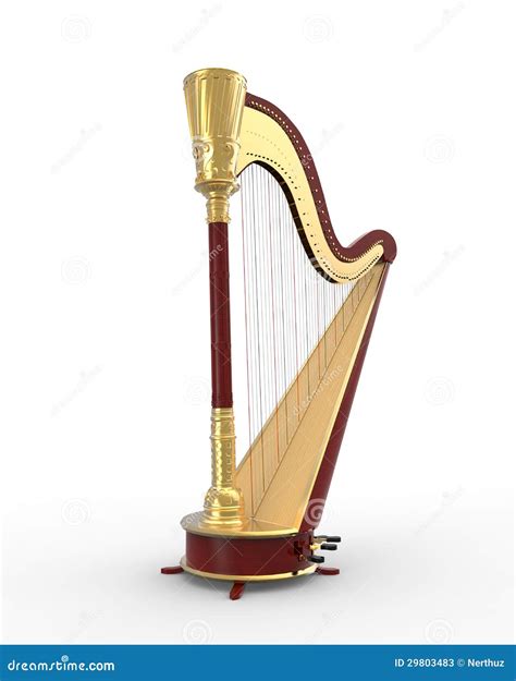 Musical Instrument Harp Stock Photos - Image: 29803483