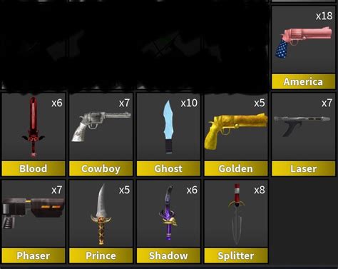 Roblox MM2 Classic Weapons, Video Gaming, Gaming Accessories, In-Game ...