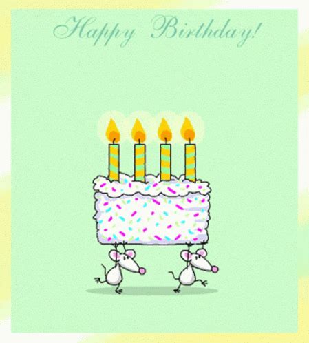 Happy Birthday Rat GIF - Happy Birthday Rat Candles - Discover & Share GIFs