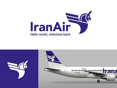 Iran Air by Pendar Yousefi on Dribbble