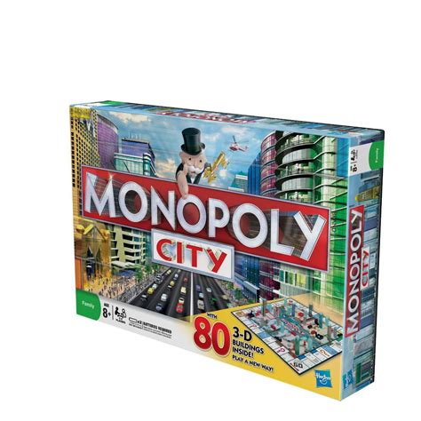 Monopoly City 3D Buildings Edition Family Board Game Brand New Sealed by Hasbro | eBay