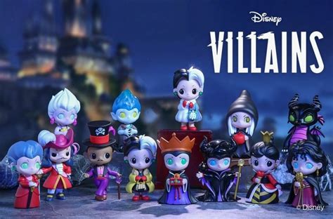 POP MART Disney Villains Vinyl Mini Figurines – cute versions of Maleficent, Evil Queen,Cruella ...