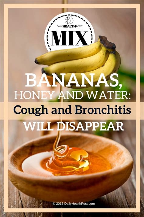 This Bronchitis Home Remedy Uses Honey And Bananas To Ease Cough