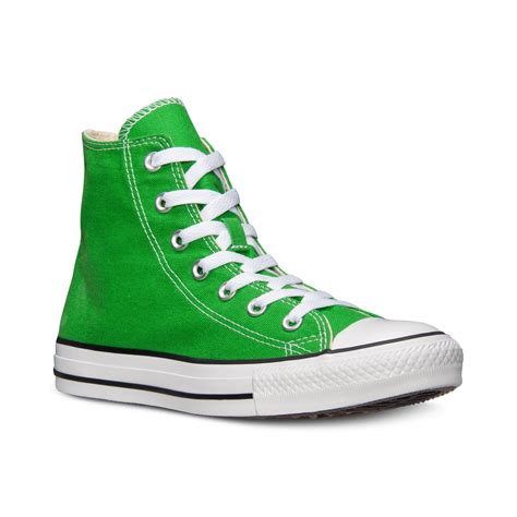 Lyst - Converse Mens Chuck Taylor High Top Casual Sneakers From Finish Line in Green for Men