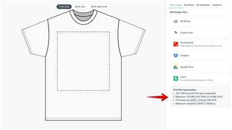 T-Shirt Design Size and Placement Tips – Printify Guide