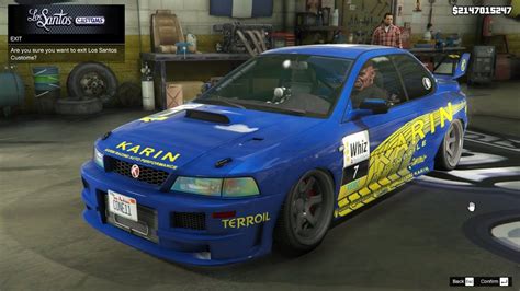 Karin Sultan RS Classic (Subaru Impreza 22B STI) - GTA 5 Online DLC Vehicle Customization ...