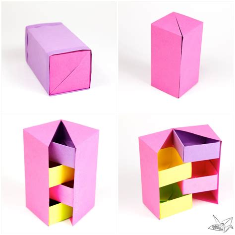 Origami Secret Stepper Box Tutorial | Origami vouwen doosje, Origami, Knutselideeën