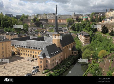 Luxembourg, Luxembourg City, skyline, general view, panorama Stock Photo - Alamy