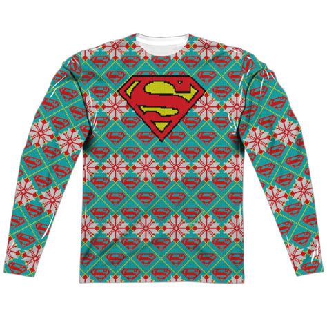 DC Comics Superman Shield Christmas Sweater for Men and Women - Etsy