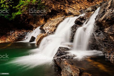 Beautiful Waterfall In Western Ghats Karnataka India Stock Photo - Download Image Now - iStock