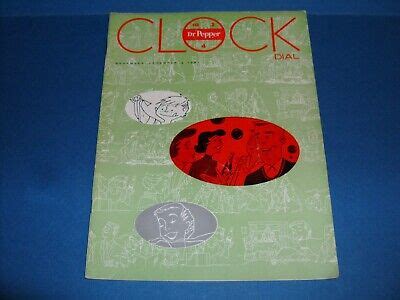 DR PEPPER CLOCK Dial Employee Magazine Nov. Dec. 1961 $25.00 - PicClick