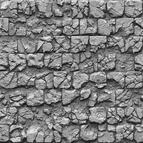 Broken Stone Floor , Jared Sobotta | Zbrush, Rock textures, Texture