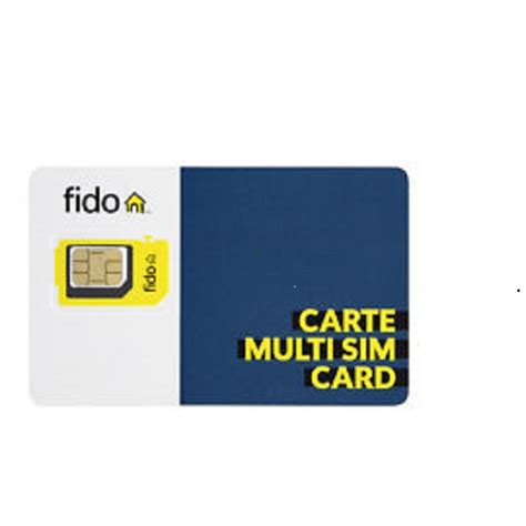 Fido LTE Multi SIM Card 3 in 1