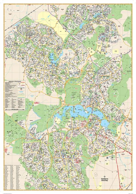 Canberra UBD Map, Buy Map of Canberra - Mapworld