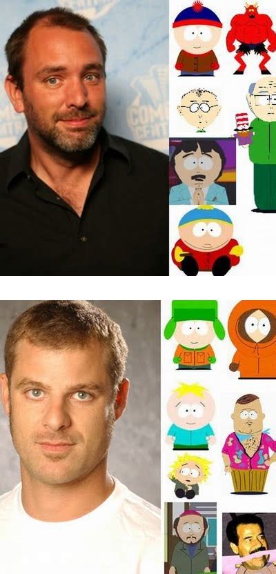 The Matt Stone and Trey Parker who's who of some South Park voices. : pics