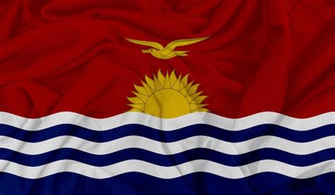 Premium Photo | Realistic photo of the kiribati flag