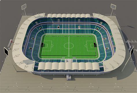 Soccer Stadium 3D model | CGTrader