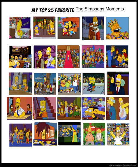 My Top 25 Favorite The Simpsons Moments by Bart-Toons on DeviantArt