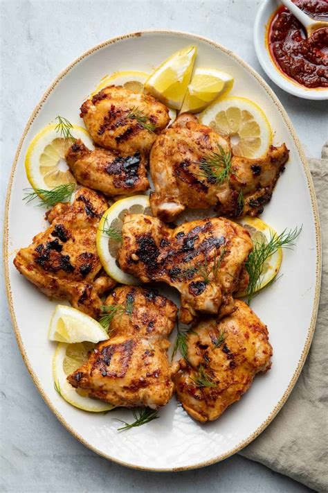 Grilled Harissa Chicken {Mediterranean Recipe} | FeelGoodFoodie