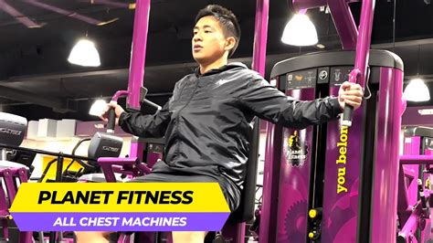 Planet Fitness Chest Machines (HOW TO USE ALL OF THEM!) - YouTube