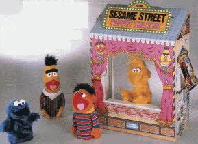 Child Guidance "Sesame Street" Puppet Theater Tabletop Arcade Games, Sesame Street Puppets ...
