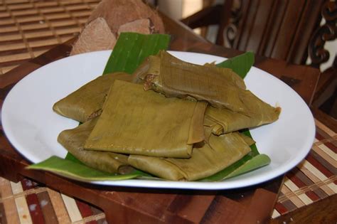 Vakalolo | Fiji Style Steamed Coconut & Cassava Dessert