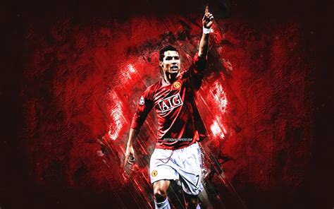 Download wallpapers Cristiano Ronaldo, CR7 MU, Manchester United FC ...