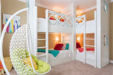 22 Cool Designs of Bunk Beds For Four | Home Design Lover | Cool bunk ...