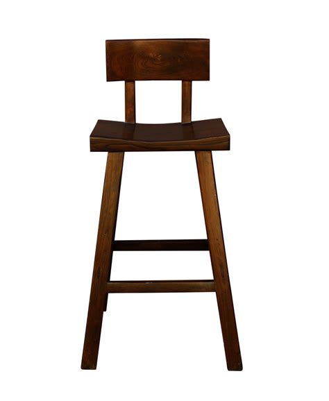 Handmade Solid Wood Bar Stool on Chairish.com Bar Chairs Diy, Diy Bar Stools, Rustic Bar Stools ...