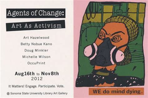 Agents of Change: Artists as Activists | University Library at Sonoma ...